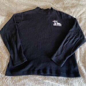 Disney 101 Dalmations Black Turtleneck Sweater for Women